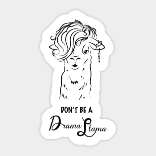 Drama Llama Sticker